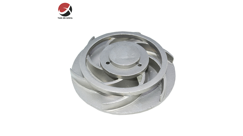 不鏽鋼(gang)鑄造來(lái)圖定制(zhi)泵配件(jian)葉輪