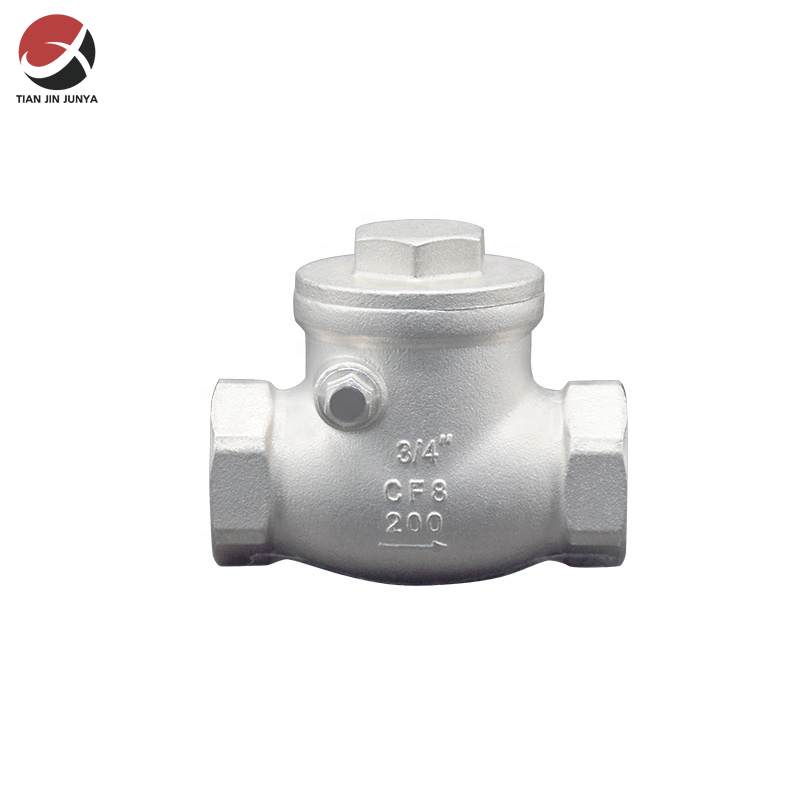 不鏽鋼(gang)内螺紋卧式單向(xiang)止回閥